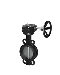 Затвор дисковый межфланцевый, TAFLINE (серия TL71CR-16D, диск нерж. сталь, с редуктором)