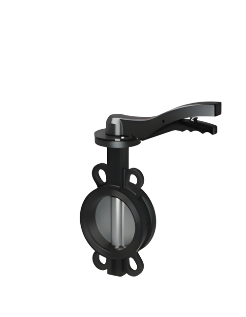 Затвор дисковый межфланцевый TAFLINE с рукояткой (серия TL71G-16D, диск чугун)