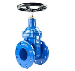 Задвижка чугунная с обрезиненным клином TL45-16D TAFLINE со штурвалом, ДУ1200