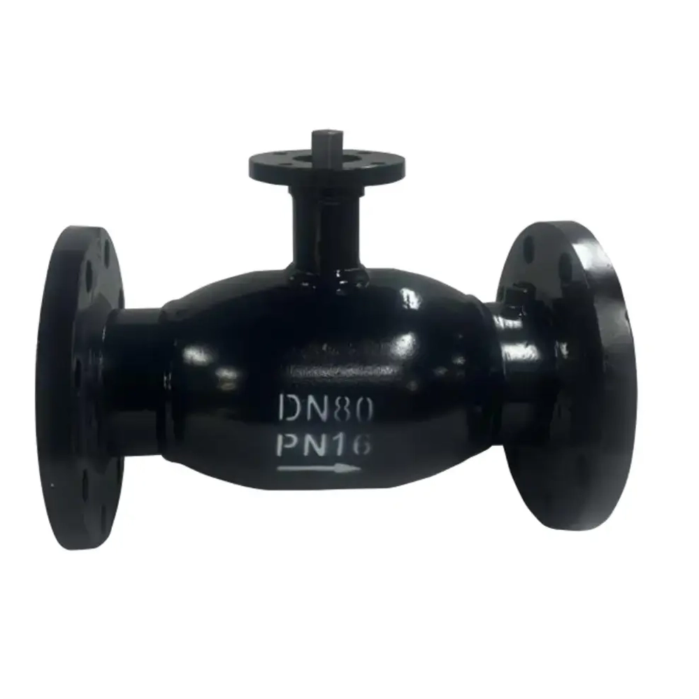 Кран шаровой стальной для теплоснабжения TAFLINE стандартнопроходной DN300 PN 16 фланцевый с голым штоком