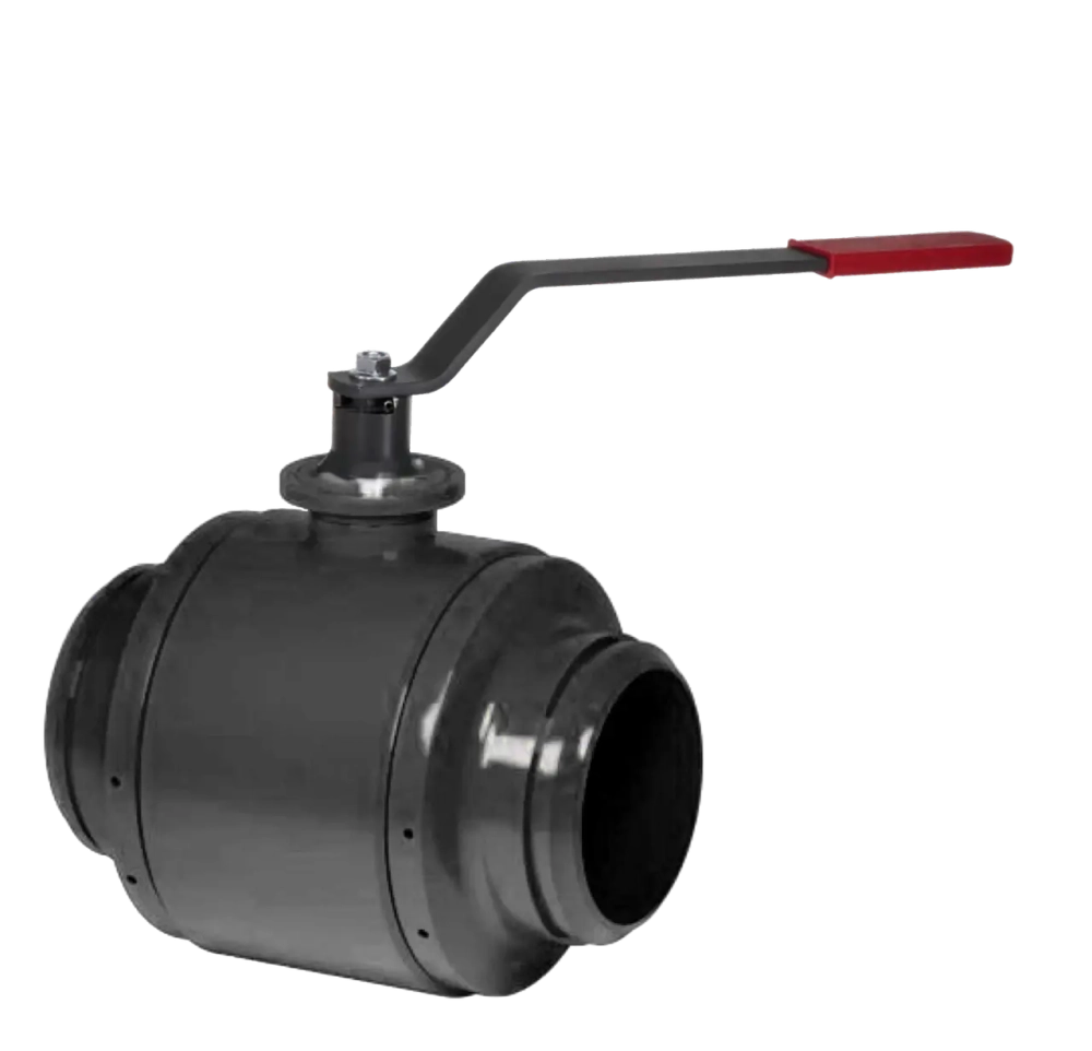 Кран шаровой стальной для теплоснабжения стандартнопроходной TAFLINE с рукояткой DN25 PN 40 под приварку