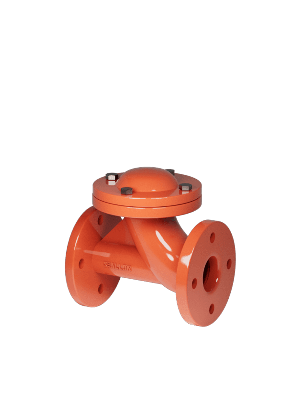 Обратный Шаровой клапан с Фланцем - Series TL41, 50~600 (2"~24"), 1.0~1.6 (класс 150~600)