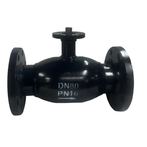 Кран шаровой стальной для теплоснабжения TAFLINE TL61 стандартнопроходной DN80 PN 16 фланцевый с голым штоком