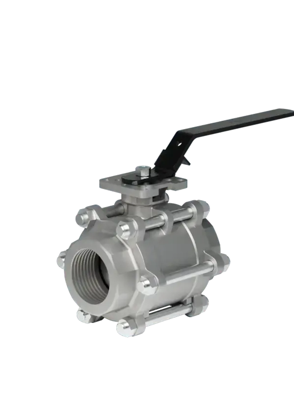 Кран шаровой из нержавеющей стали, литой TAFLINE Ду40 Ру64