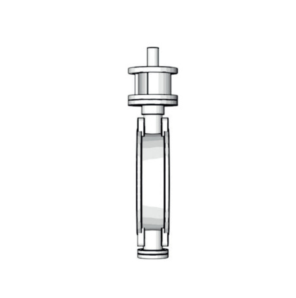 Тройной эксцентриковый вафельный дисковый поворотный затвор TAFLINE, серия TL73