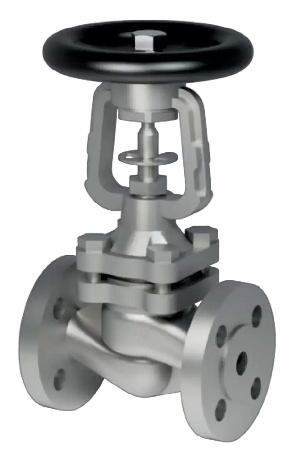 Клапан запорный сильфонный фланцевый TAFLINE, серия TLL41-B, Ду400 Ру16
